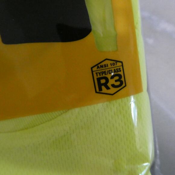 Maximum Safety Men's Large Shirt class 3 Hi-Visibility color black long sleeve - Picture 3 of 10